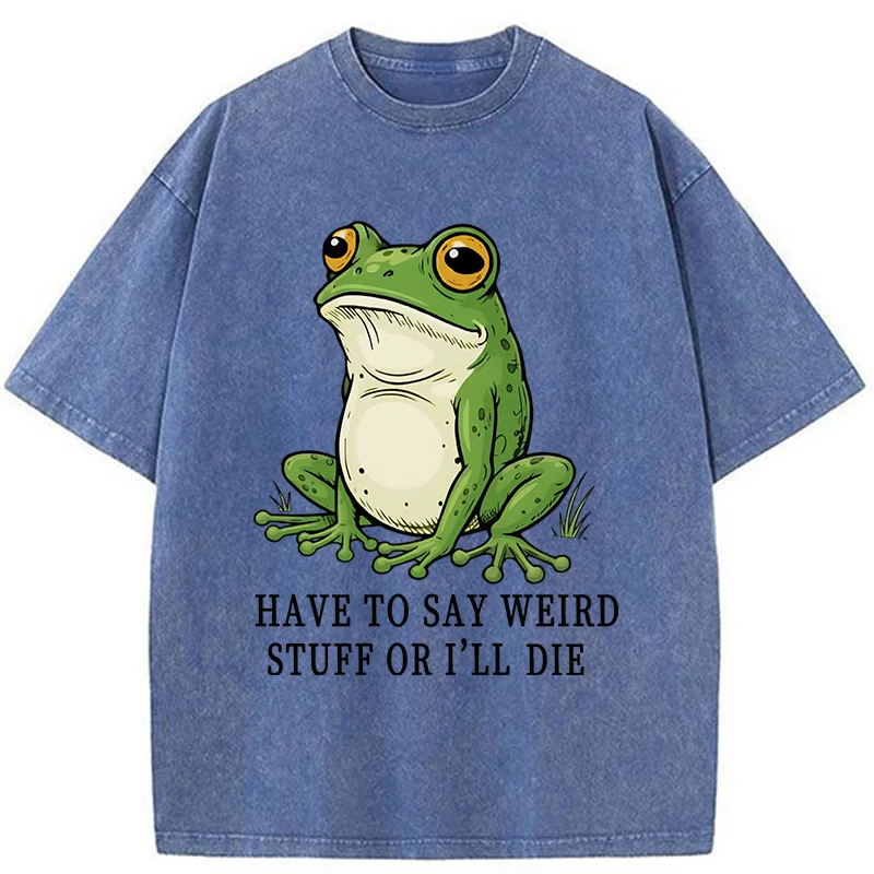 Tokyo-Tiger Strange Frog Washed T-Shirt