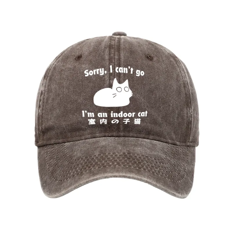 Tokyo-Tiger Indoor Kitten Washed Cap