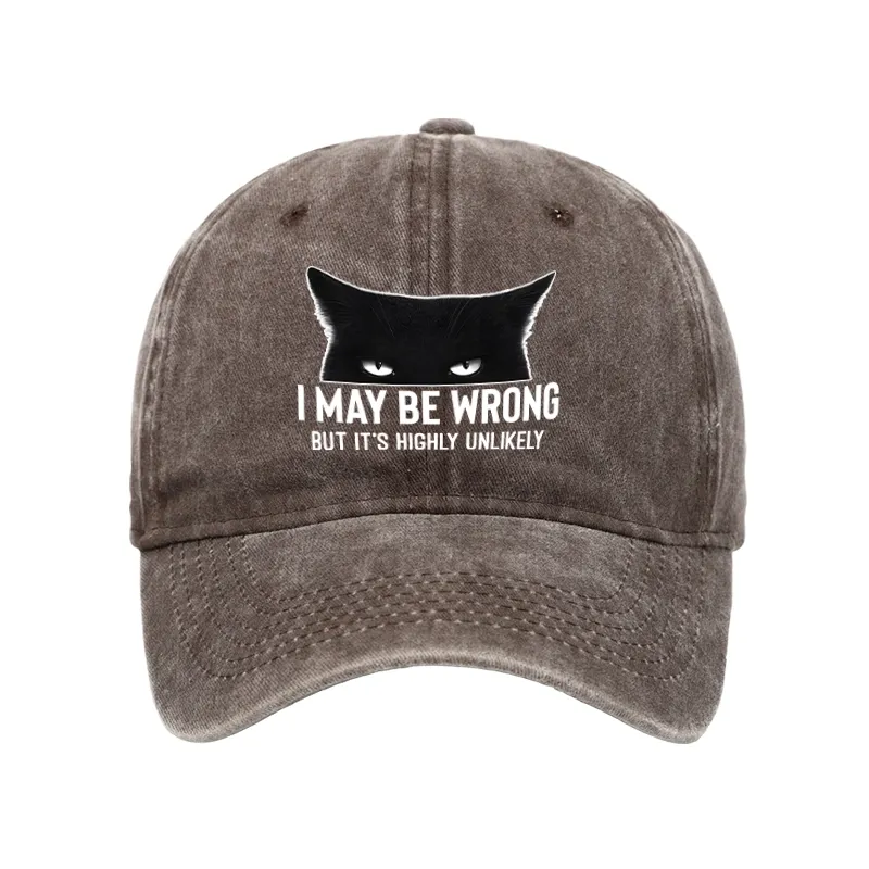 Tokyo-Tiger Cat Can Do No Wrong Washed Cap