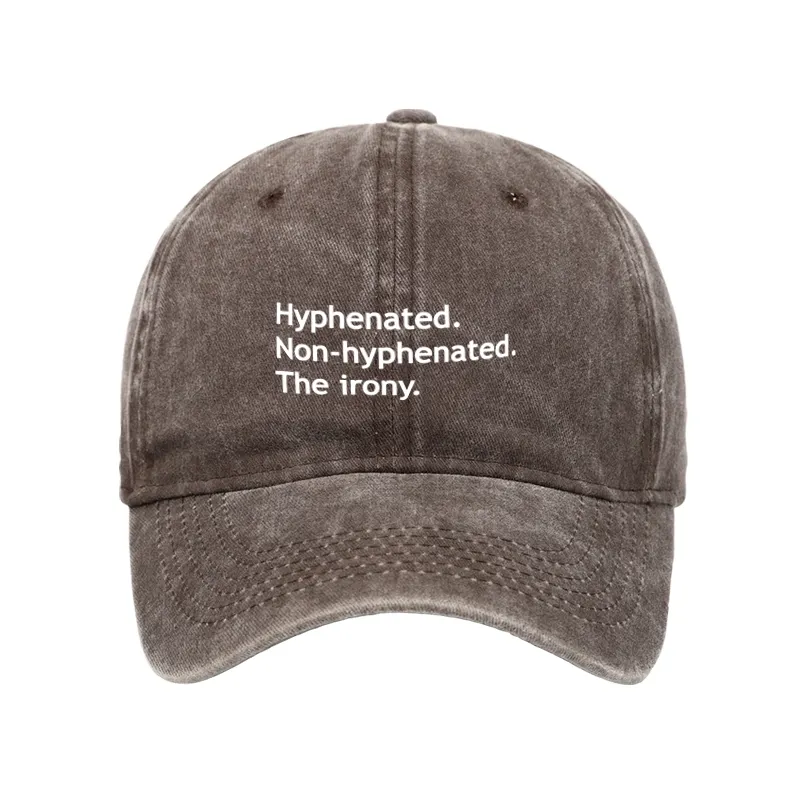 Tokyo-Tiger Hyphenated Funny Washed Cap