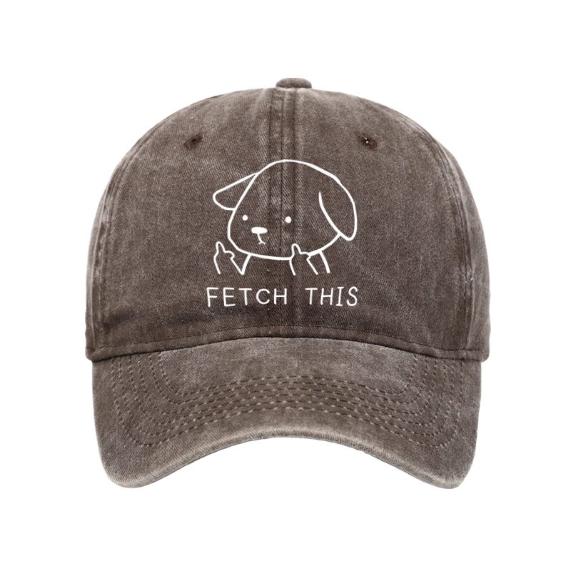 Tokyo-Tiger Fetch This Dog Washed Cap