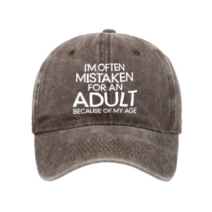 Tokyo-Tiger Old In Age But Young At Heart Washed Cap