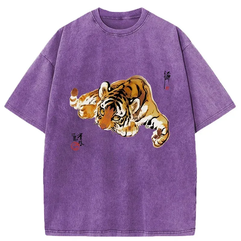Tokyo-Tiger Tiger Cub Washed T-Shirt