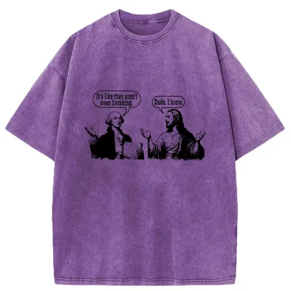 Tokyo-Tiger Pretending To Be Deaf And Dumb Washed T-Shirt