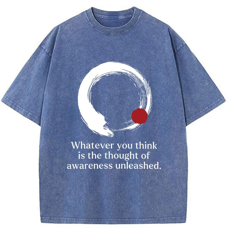 Tokyo-Tiger Zen Thought Washed T-Shirt