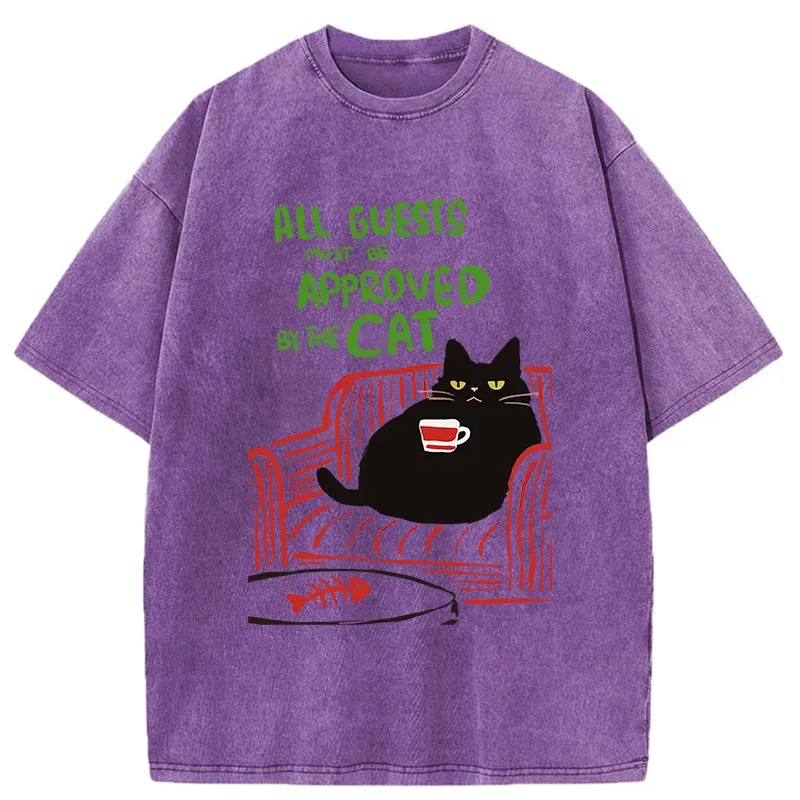 Tokyo-Tiger Cat Is The Master Of The House Washed T-Shirt
