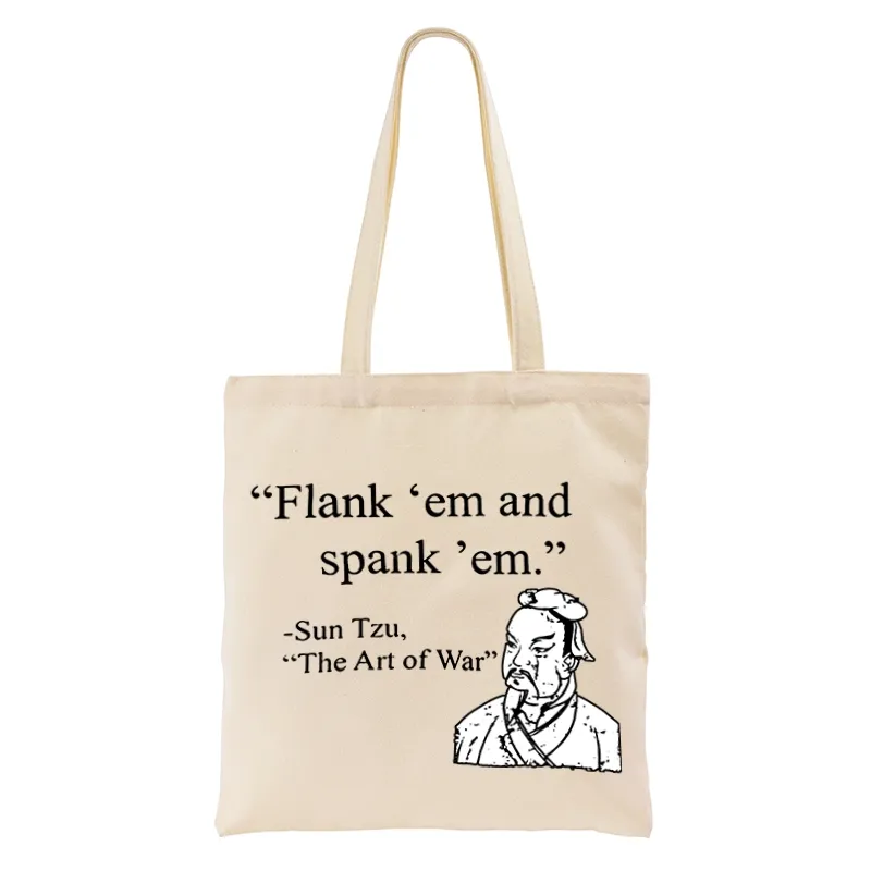 Tokyo-Tiger The Art Of War Funny Tote Bag