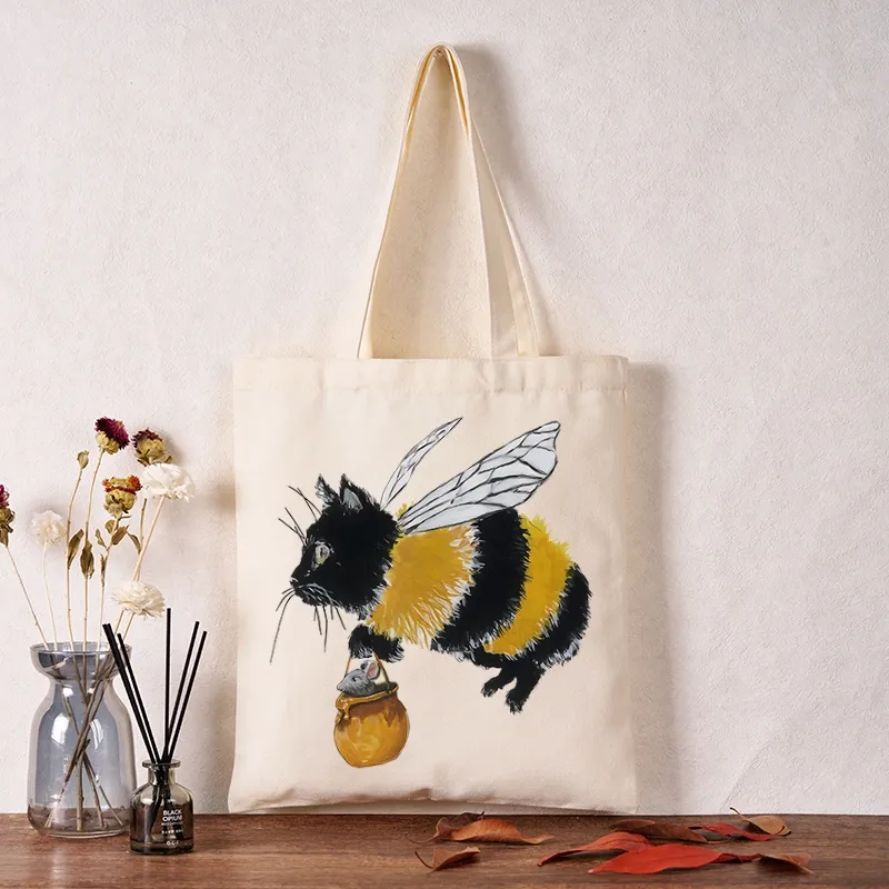 Tokyo-Tiger Catbee Funny Tote Bag