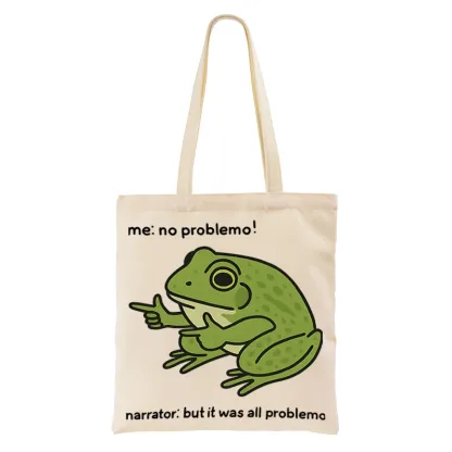 Tokyo-Tiger Stupid Frog Meme Tote Bag