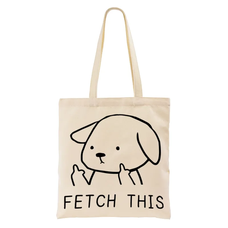Tokyo-Tiger Fetch This Dog Tote Bag