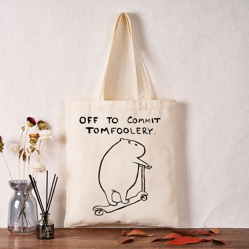 Tokyo-Tiger Capybara Is Ready To Do Something Bad Tote Bag