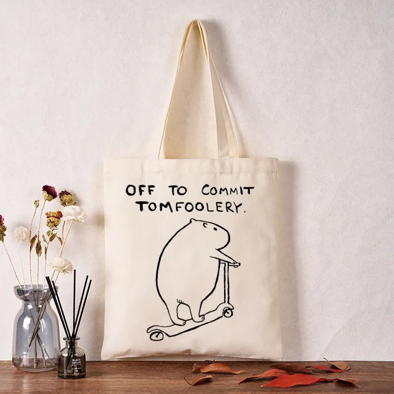 Tokyo-Tiger Capybara Is Ready To Do Something Bad Tote Bag