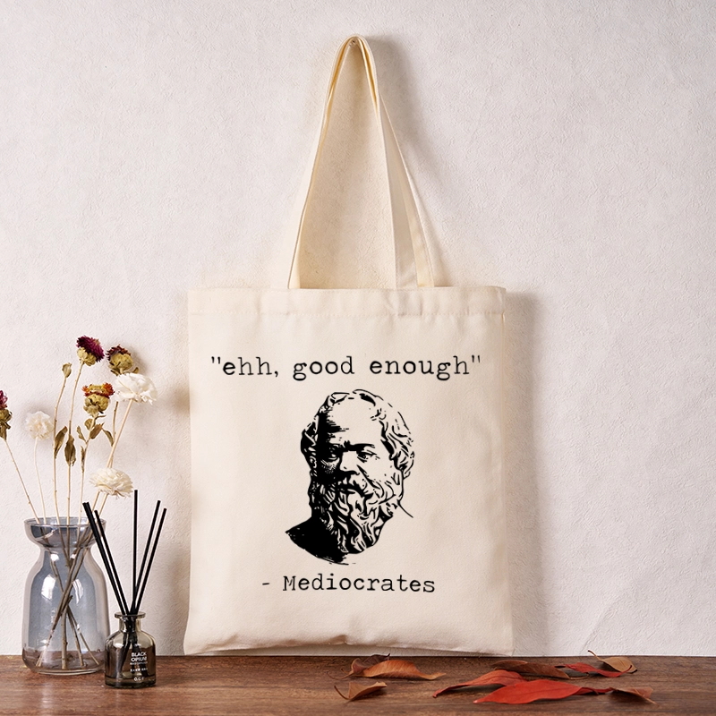 Tokyo-Tiger Mediocrates Meme Tote Bag