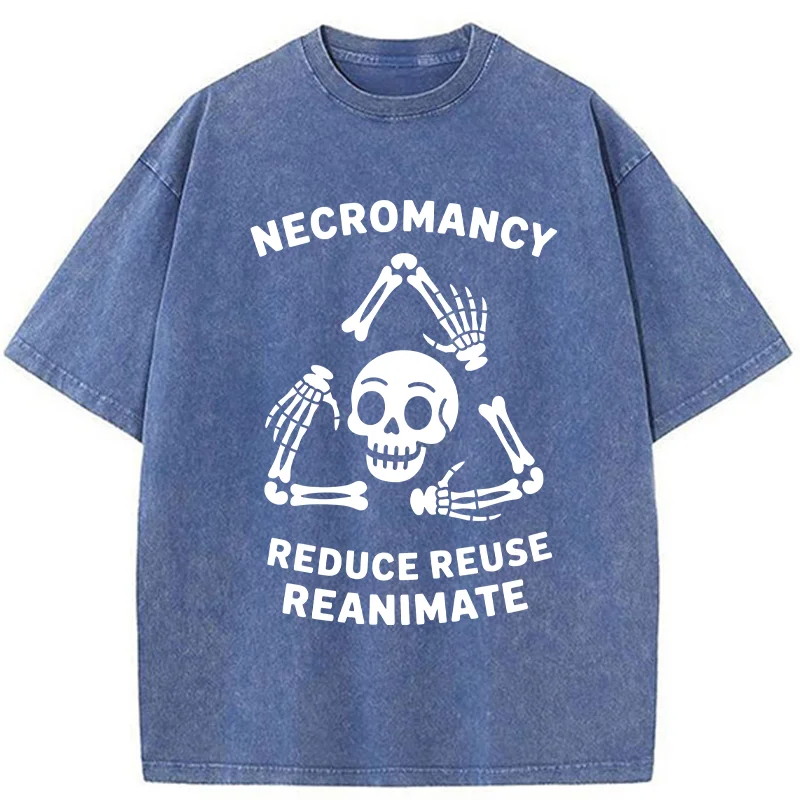 Tokyo-Tiger 3R Skull  Washed T-Shirt