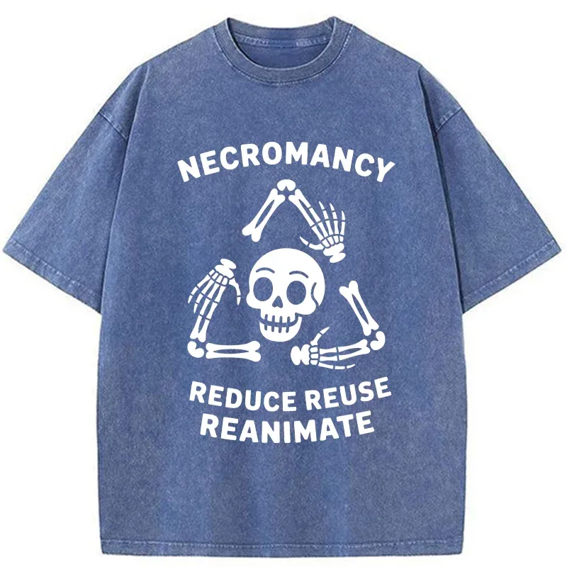 Tokyo-Tiger 3R Skull  Washed T-Shirt