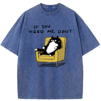 Tokyo-Tiger Unavailable Cat Washed T-Shirt