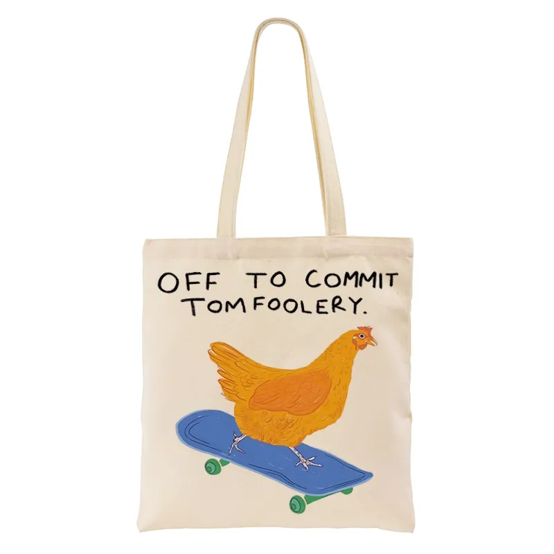 Tokyo-Tiger Chicken Was About To Do Something Bad Tote Bag
