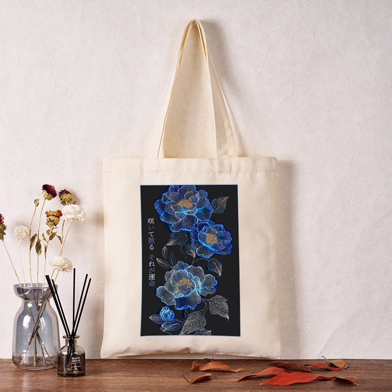 Tokyo-Tiger The Sea Of Flowers In The Darkness Tote Bag