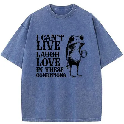 Tokyo-Tiger Frogs That Cannot Survive Washed T-Shirt