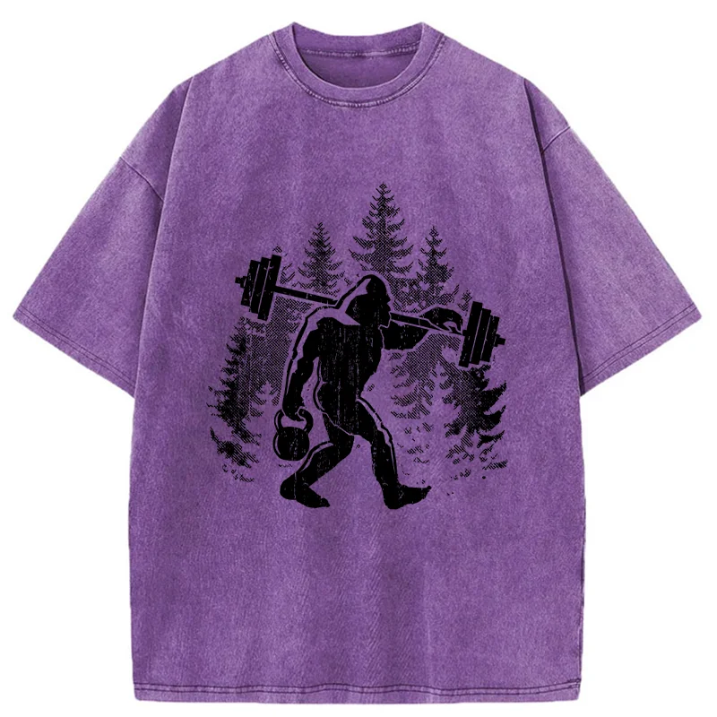 Tokyo-Tiger Bigfoot Workout Washed T-Shirt