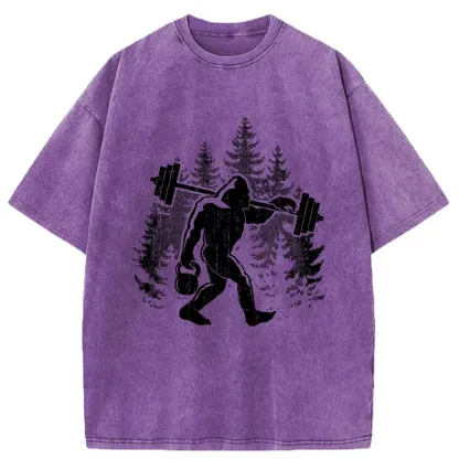 Tokyo-Tiger Bigfoot Workout Washed T-Shirt