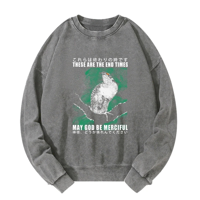 Tokyo-Tiger These Are The End Bird Washed Sweatshirt