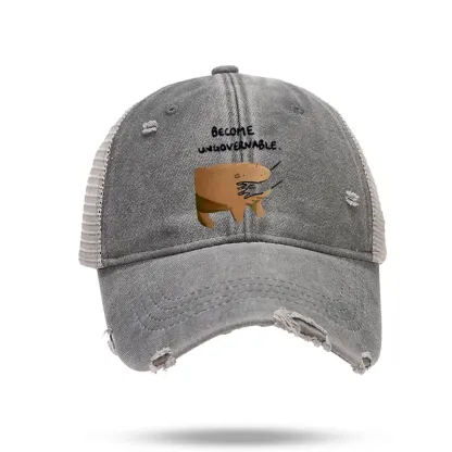 Tokyo-Tiger Moo Deng Bites Someone's Arm Trucker Cap