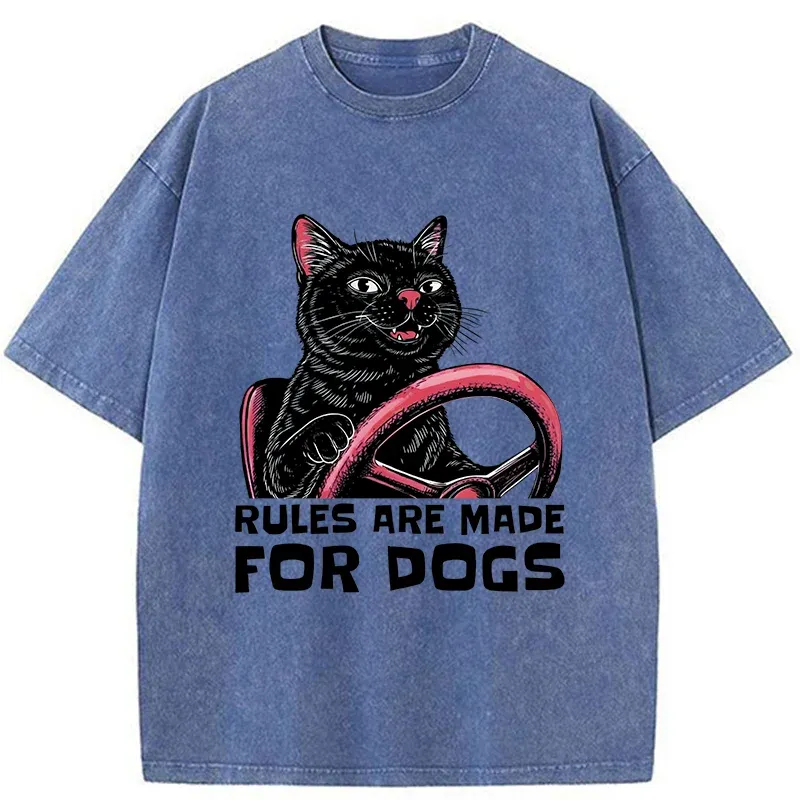 Tokyo-Tiger Cat Driving A Car Washed T-Shirt Sale