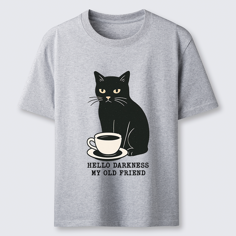 Tokyo-Tiger Black Cat Drinking Coffee Classic T-Shirt
