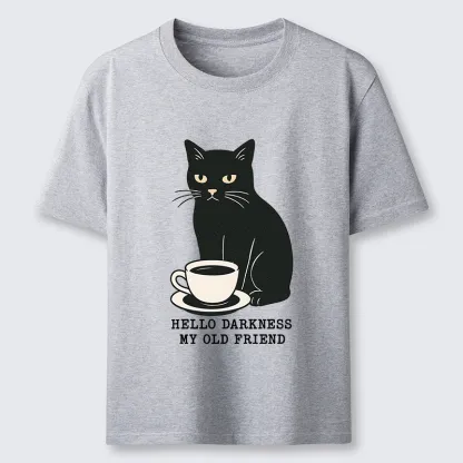 Tokyo-Tiger Black Cat Drinking Coffee Classic T-Shirt