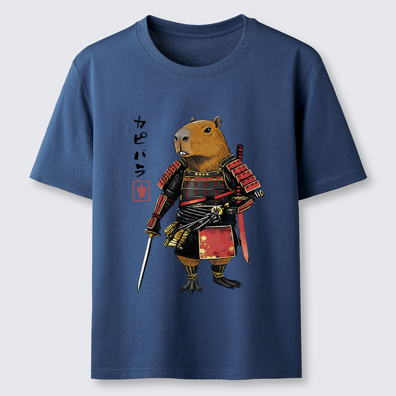 Tokyo-Tiger Capybara Samurai Wearing Armor Classic T-Shirt