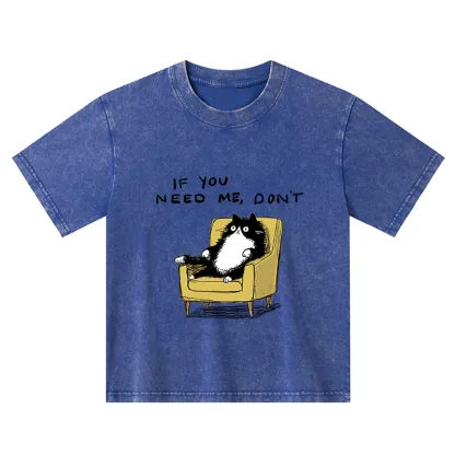 Tokyo-Tiger Unavailable Cat Kids Washed T-Shirt