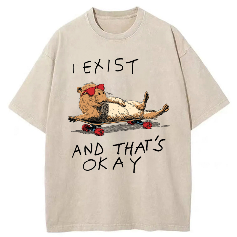 Tokyo-Tiger Existentially Chill Washed T-Shirt