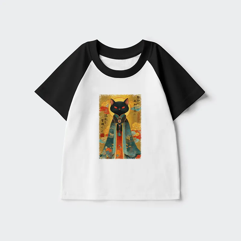 Tokyo-Tiger Master Your Chaos, Protect Your Peace Kids Raglan T-shirt