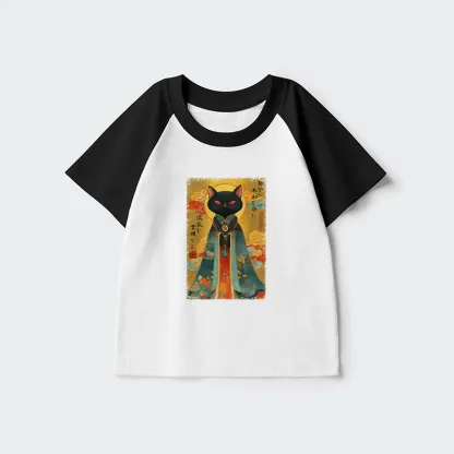 Tokyo-Tiger Master Your Chaos, Protect Your Peace Kids Raglan T-shirt