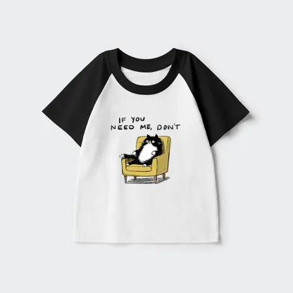 Tokyo-Tiger Unavailable Cat Kids Raglan T-shirt