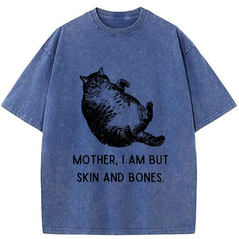 Tokyo-Tiger Overweight Cat And Its Doting Owner Washed T-Shirt