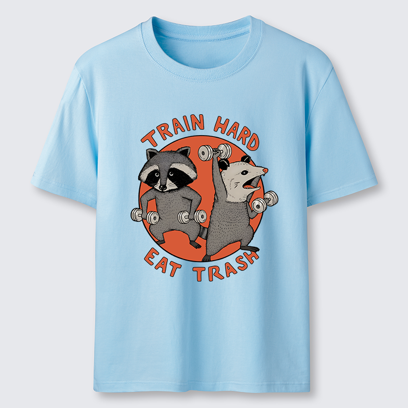 Tokyo-Tiger Raccoons And Opossums Are Working Out Classic T-Shirt