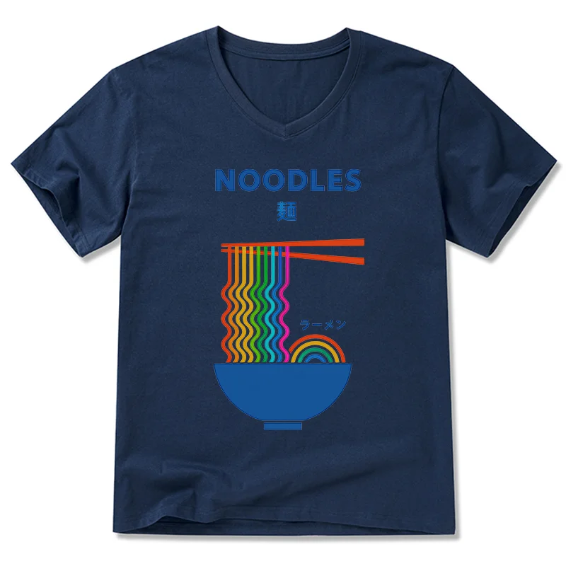 Tokyo-Tiger Rainbow Ramen V-Neck Classic T-Shirt