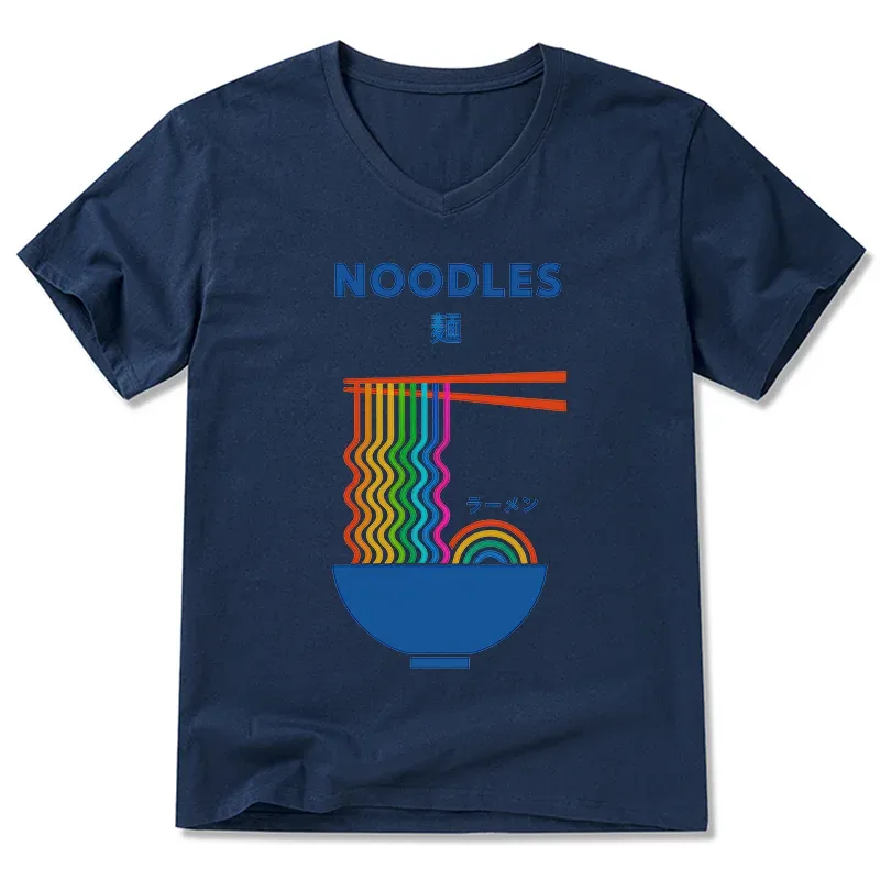 Tokyo-Tiger Rainbow Ramen V-Neck Classic T-Shirt