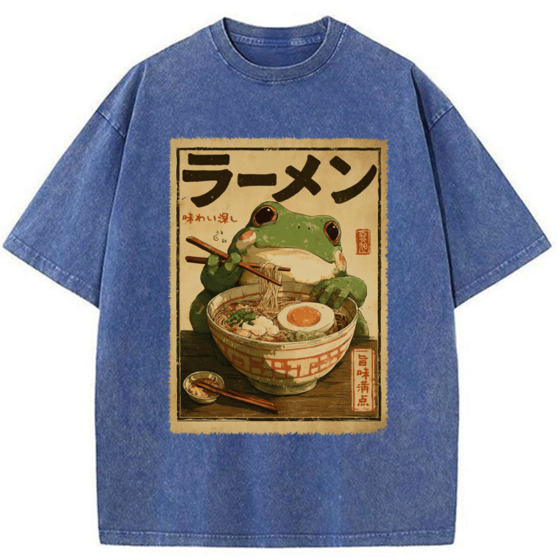 Tokyo-Tiger Ramen Bliss Washed T-Shirt