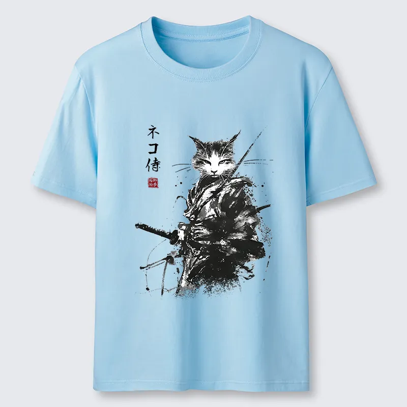 Tokyo-Tiger Inkblade Samurai Cat Classic T-Shirt