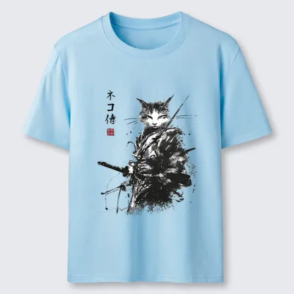 Tokyo-Tiger Inkblade Samurai Cat Classic T-Shirt