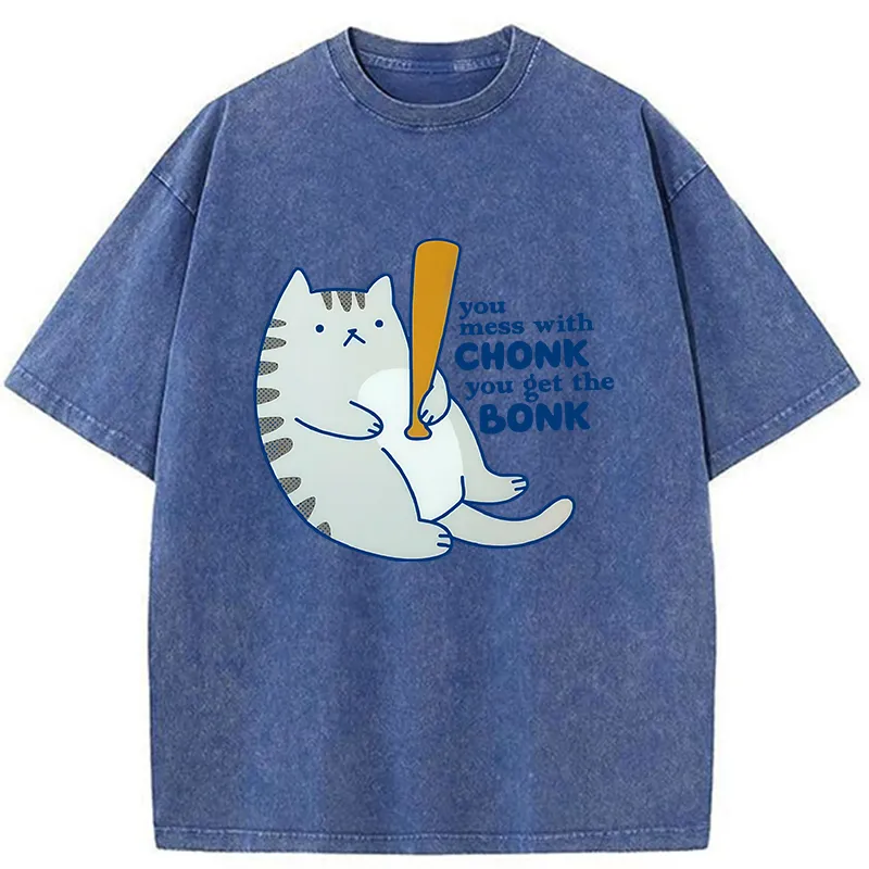 Tokyo-Tiger Get Beaten By The Cat Washed T-Shirt