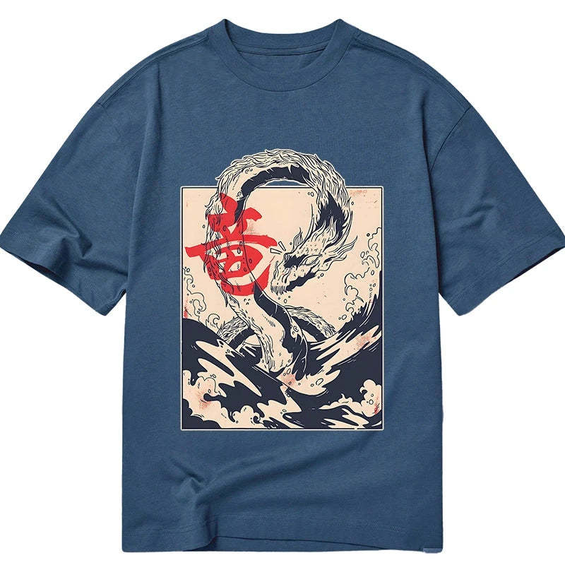 Tokyo-Tiger Sea Dragon Japanese Classic T-Shirt