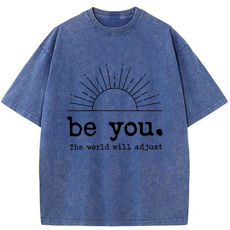 Tokyo-Tiger Be You The World Will Adjust Washed T-Shirt