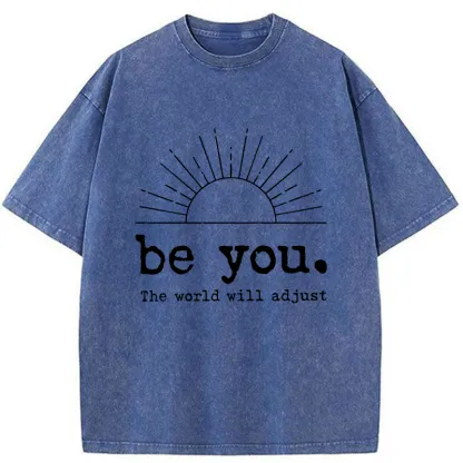 Tokyo-Tiger Be You The World Will Adjust Washed T-Shirt