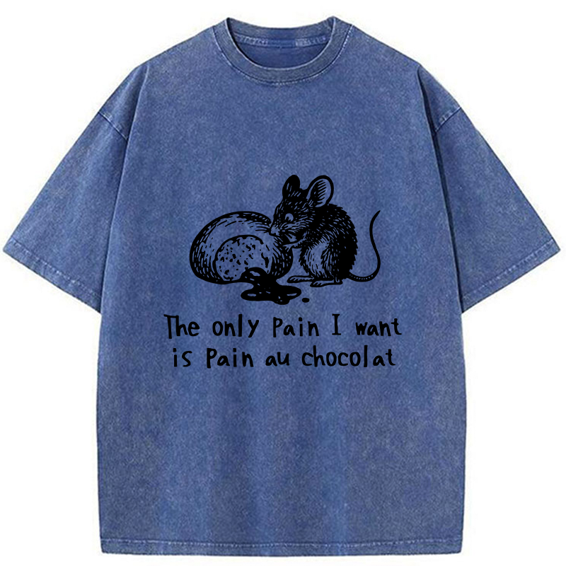 Tokyo-Tiger Chocolat Chocolate Bread Washed T-Shirt