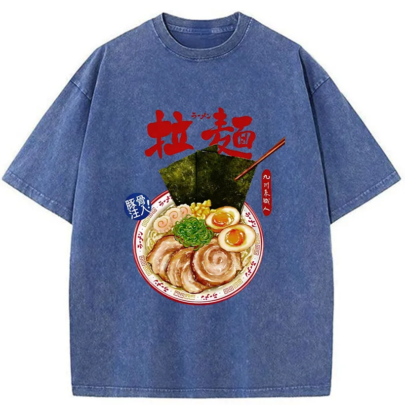 Tokyo-Tiger Ramen Japan Washed T-Shirt