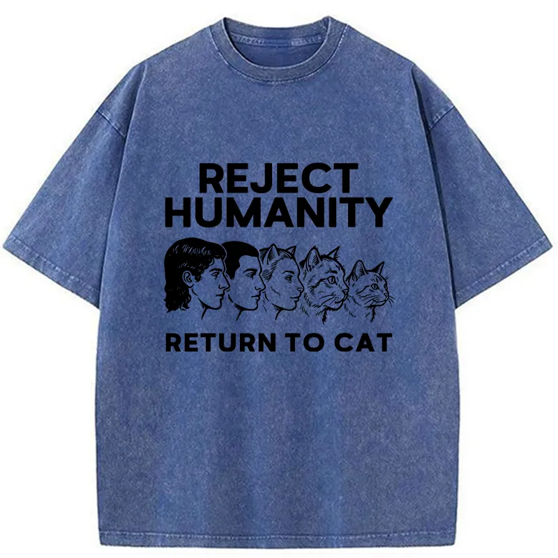Tokyo-Tiger Return The Cat Washed T-Shirt